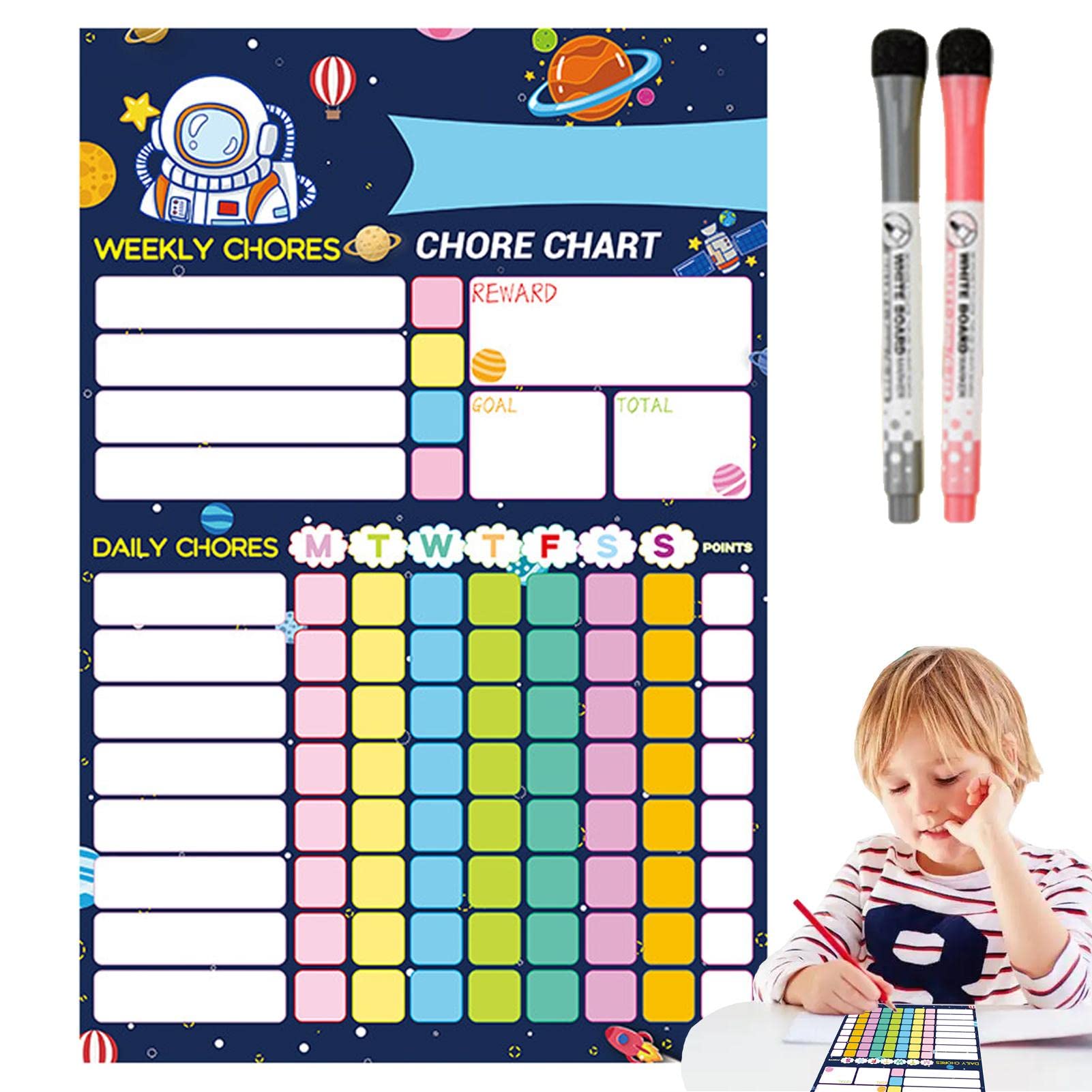 Buy Dimweca Chore Chart For Teenagers Weekly Visual Schedule For Kids buy-dimweca-chore-chart-for-teenagers-weekly-visual-schedule-for-kids