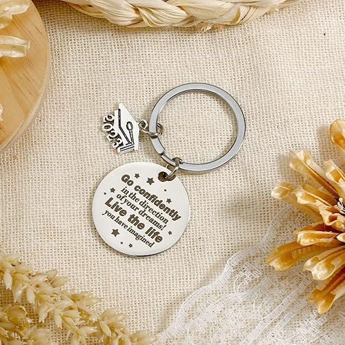 Miniatura 3 de Graduation Gifts for Her Him 2024,Back to School Inspirational Gifts,Graduation Keychain for Nurse Teacher Master Grads