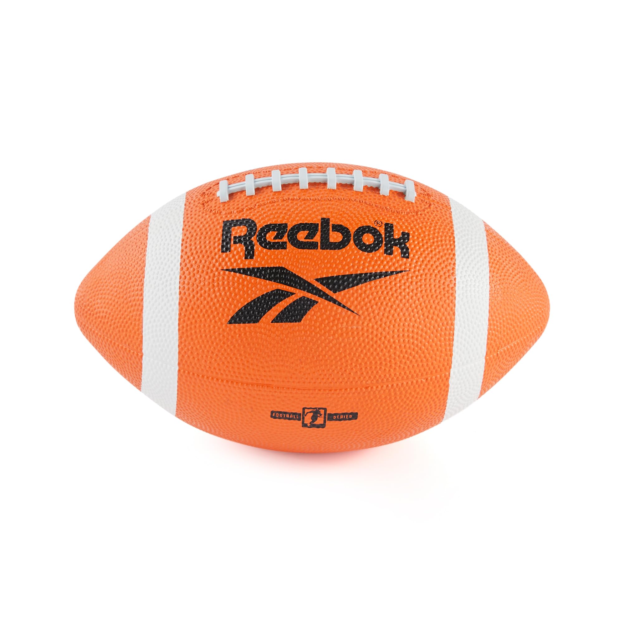 Reebok Size 9 American Football – Durable Rubber American Football with Textured Grip & Laced Design for Training, Games & Recreational Play