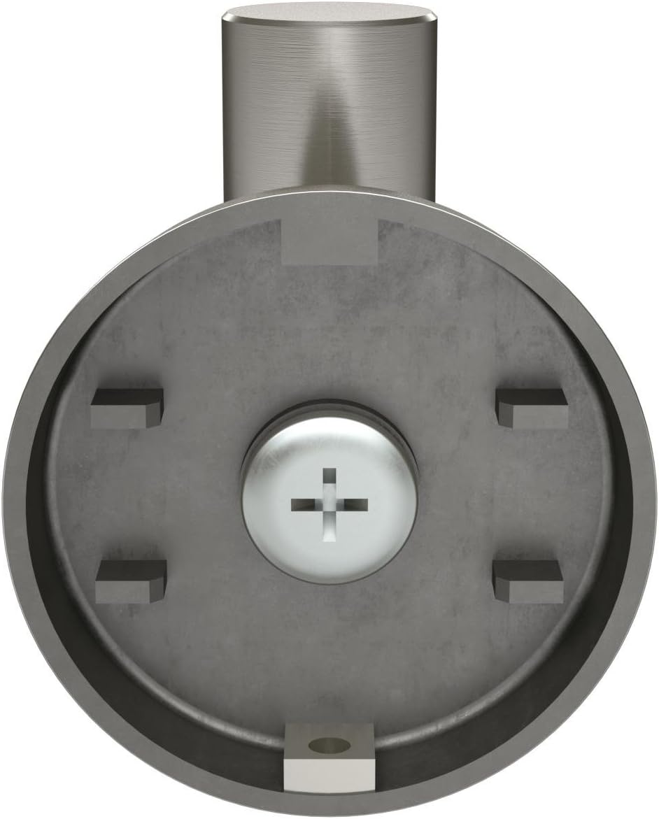 Amerock BH26542SS | Stainless Steel Single Robe Hook | 2-1/4 in. (57 mm) Length Towel Holder | Arrondi | Towel Hook for Bathroom | Bathroom Hardware | Bath Accessories