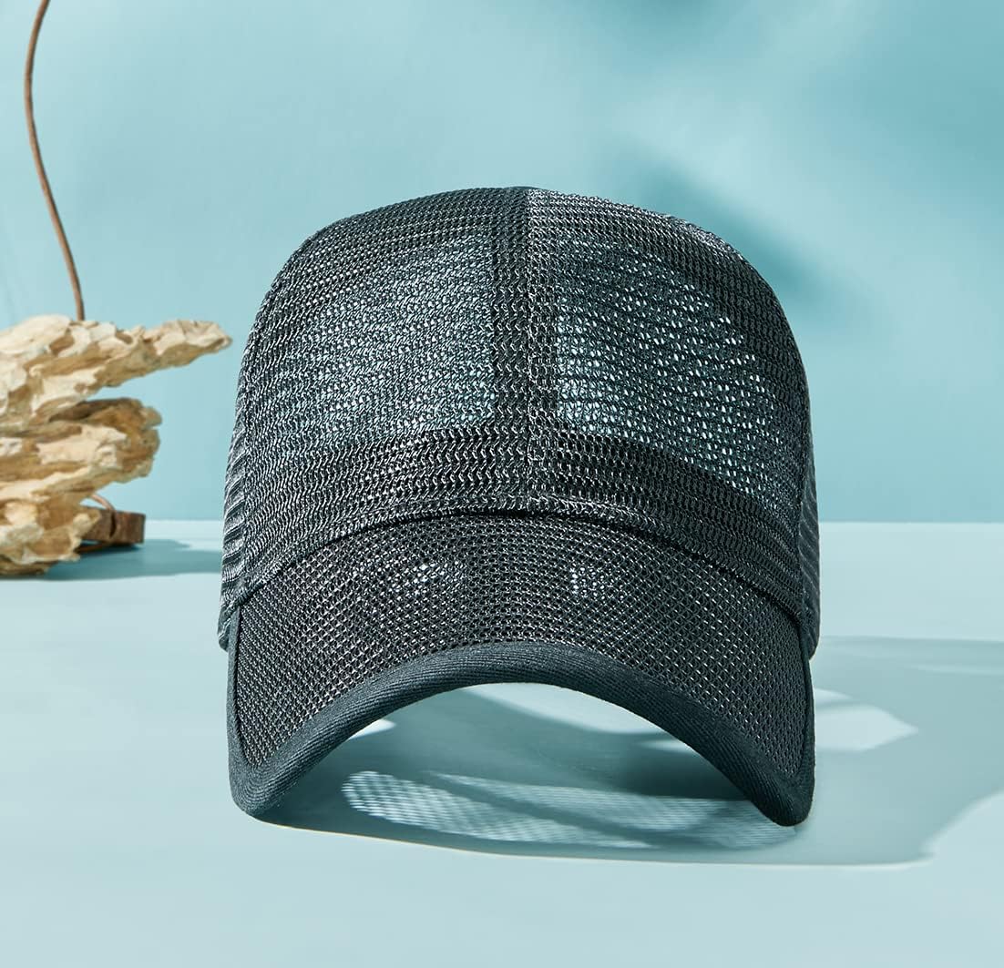 GEGEEN DOMOG Summer Baseball Cap for Men Plus Size Mesh Running Hats Breathable Outdoor Sports Quick Dry Hat - Image 2