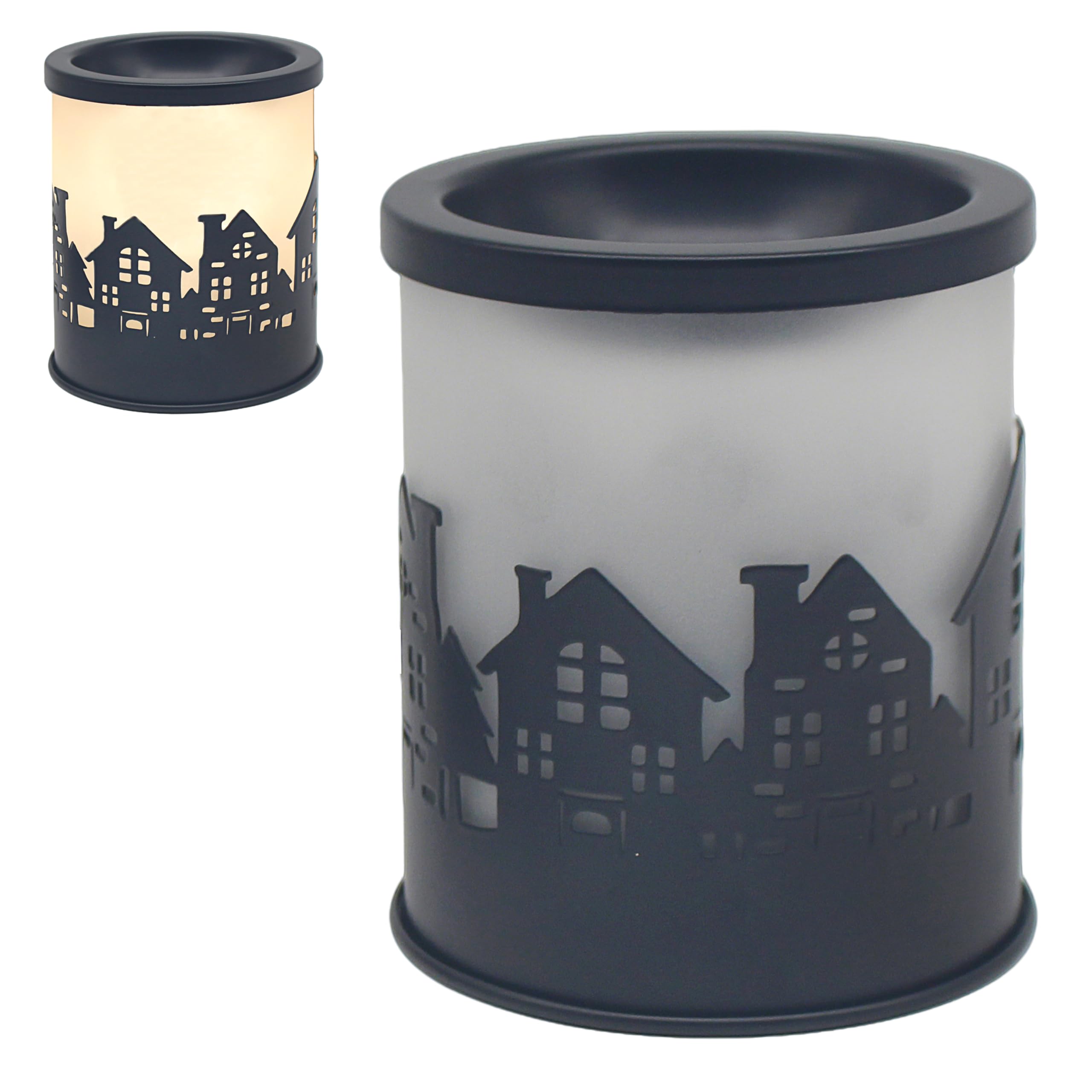 Lesser & Pavey Desire Aroma Desire Aroma Lamp Skyline for Home & Living Room | Festive Table Lamp for Home Décor | Stylish Night Light for Bedroom & Hallway | Lovely Gift for Women & Men