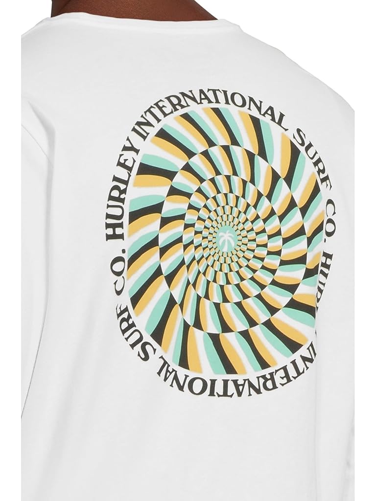 White Hurley Illusions Long Sleeve