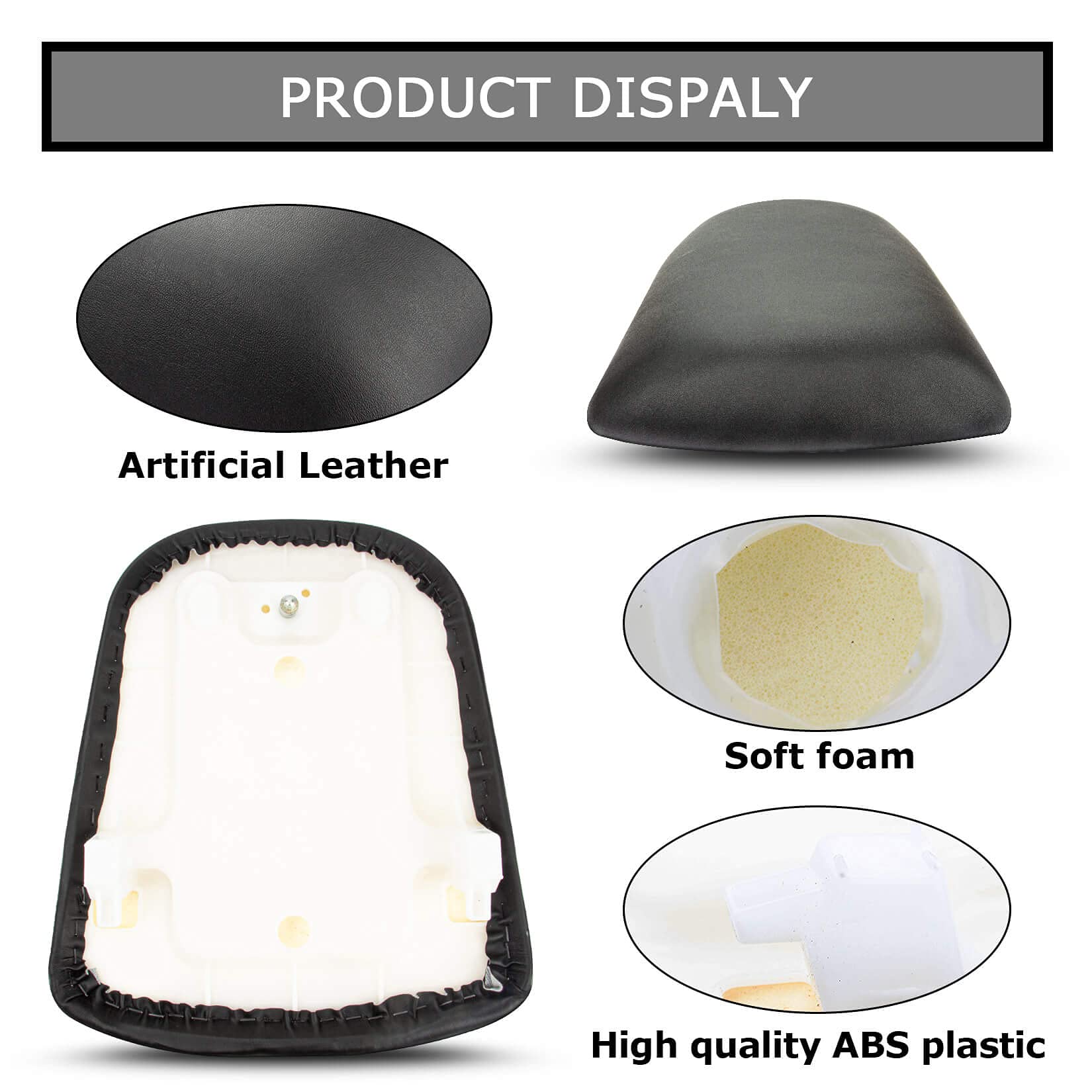 6 座椅子 Amazon.com: Motorcycle Rear Passenger Pillion Seat Cushion