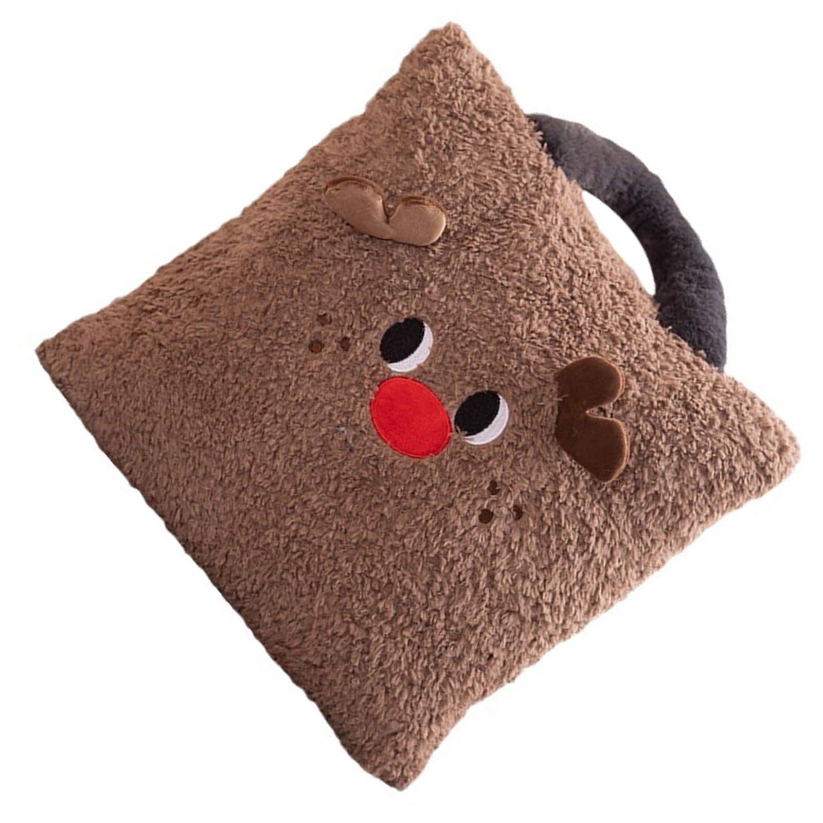 Carotoe Deer Plushie Through Pillow Christmas Home Party Decoration Cushion Bag Santa Snowman Rein Comfortable Home Styling Decorative Pillow Cushion