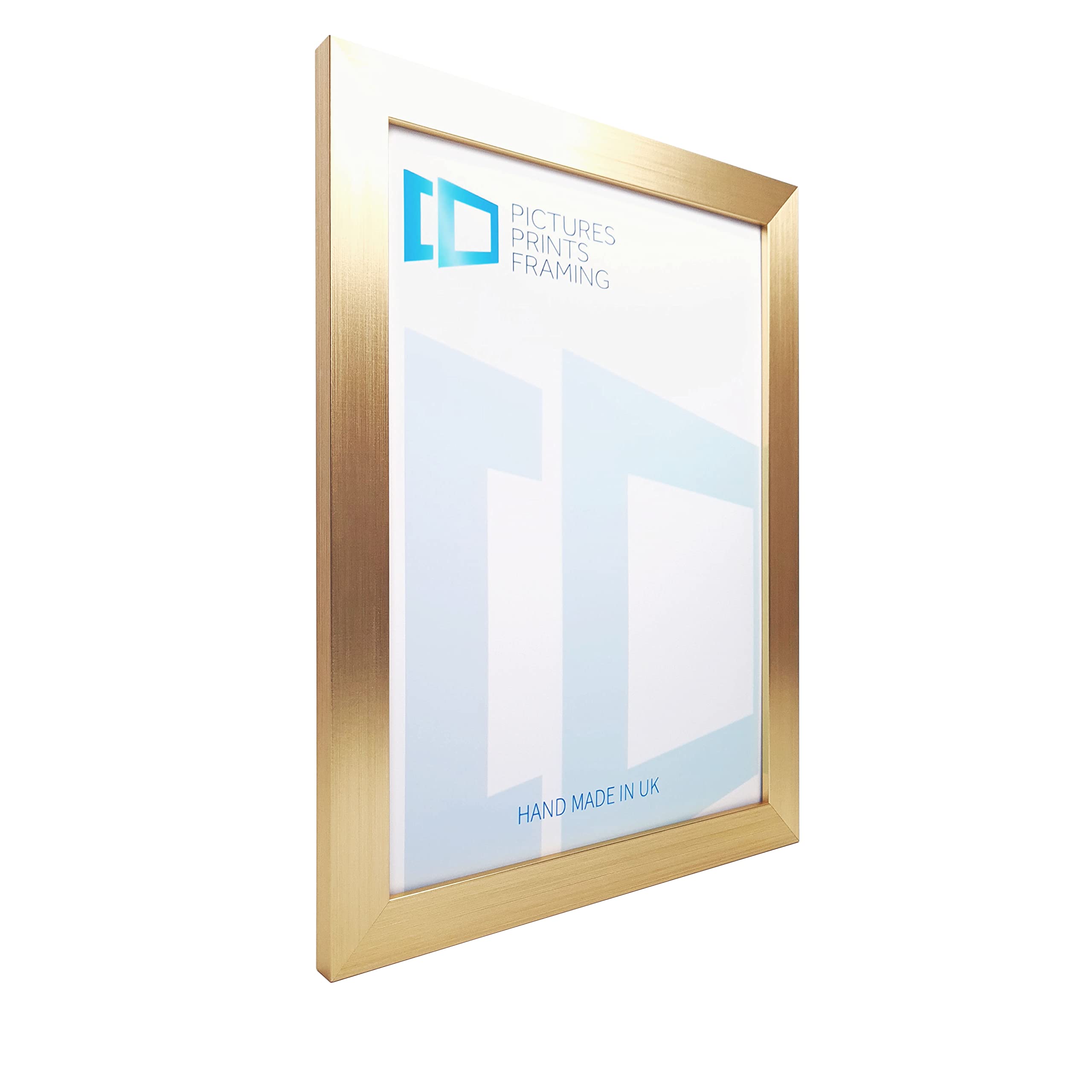 Pictures Prints Framing Gold Photo/Picture Frame To Fit Image 14X16 Inches With Perspex