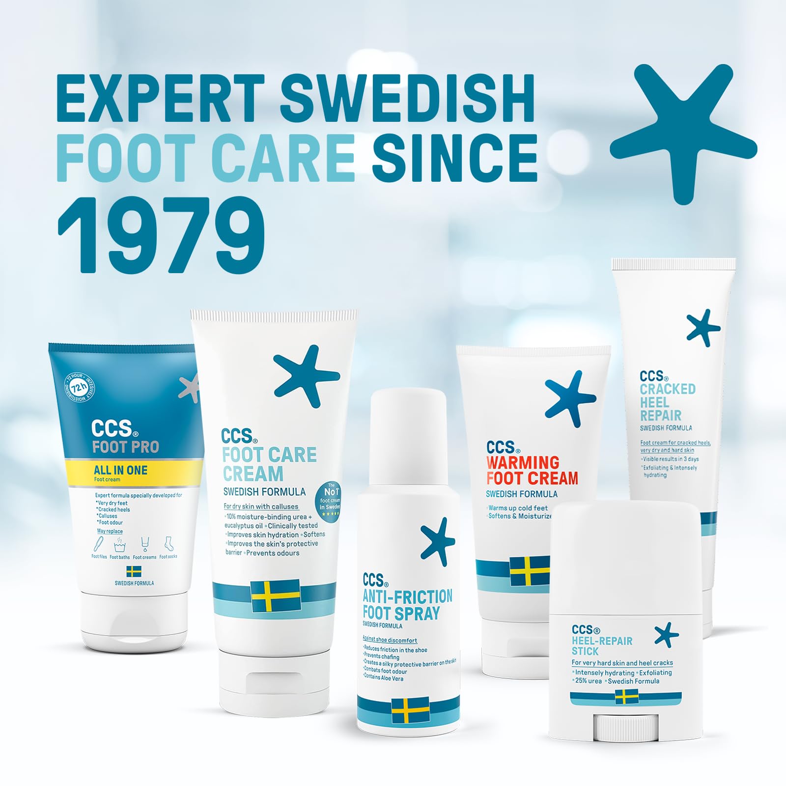 CCS Professional Foot Care Cream 175 ml - Moisturise and Protect Dry and Callused Feet, Contains 10% Urea and Eucalyptus Oil, Clinically Tested, Suitable for Diabetics — view 6