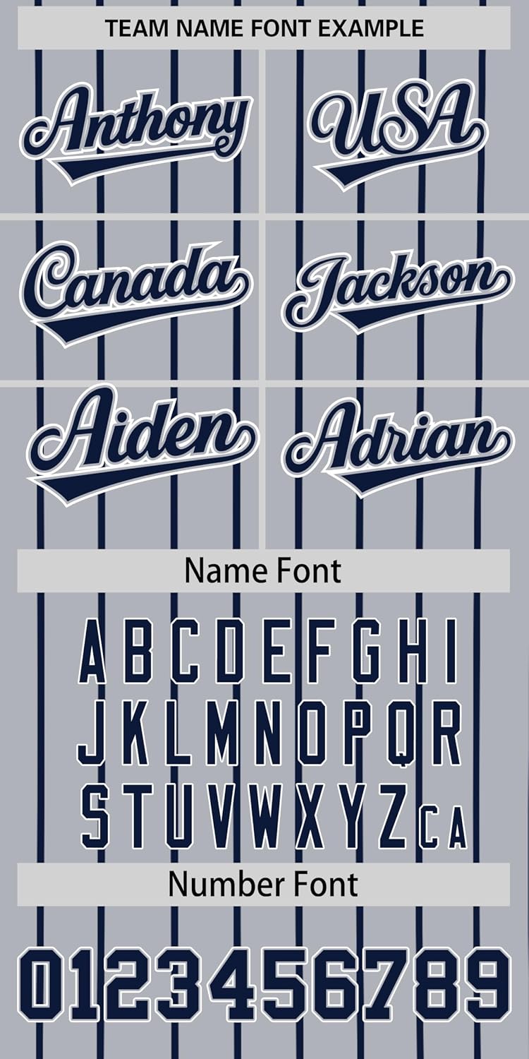 KXK Custom Baseball Jersey Pinstripe Baseball Shirt for Men Women Youth,Personalized Stitched or Printed Name Number