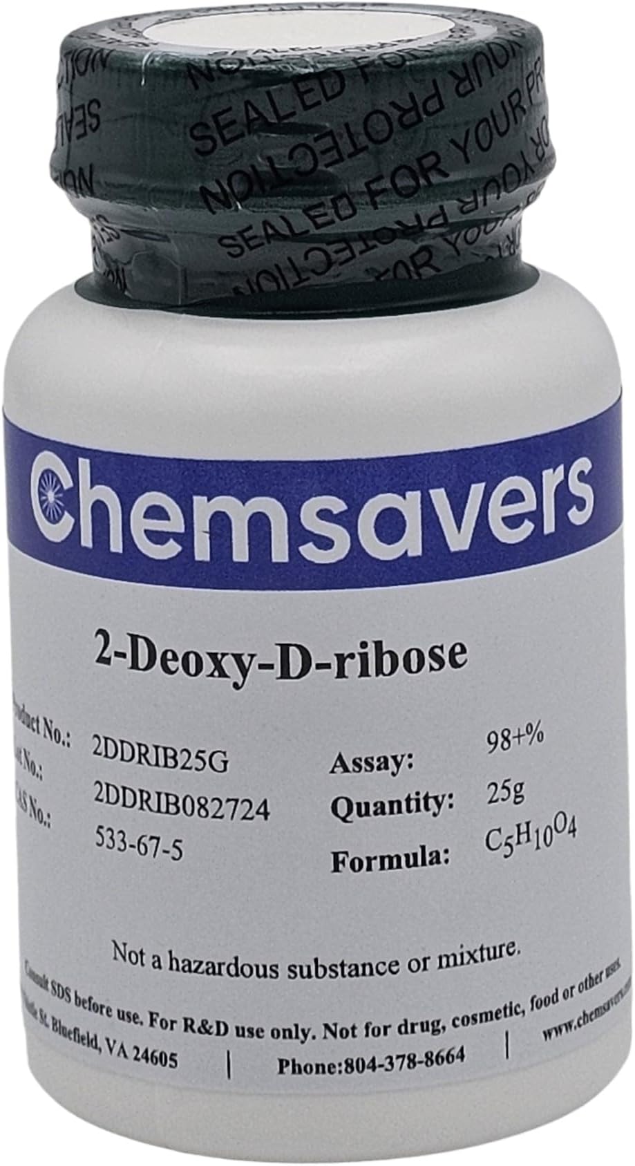 2-Deoxy-D-ribose, 98+%, 25g