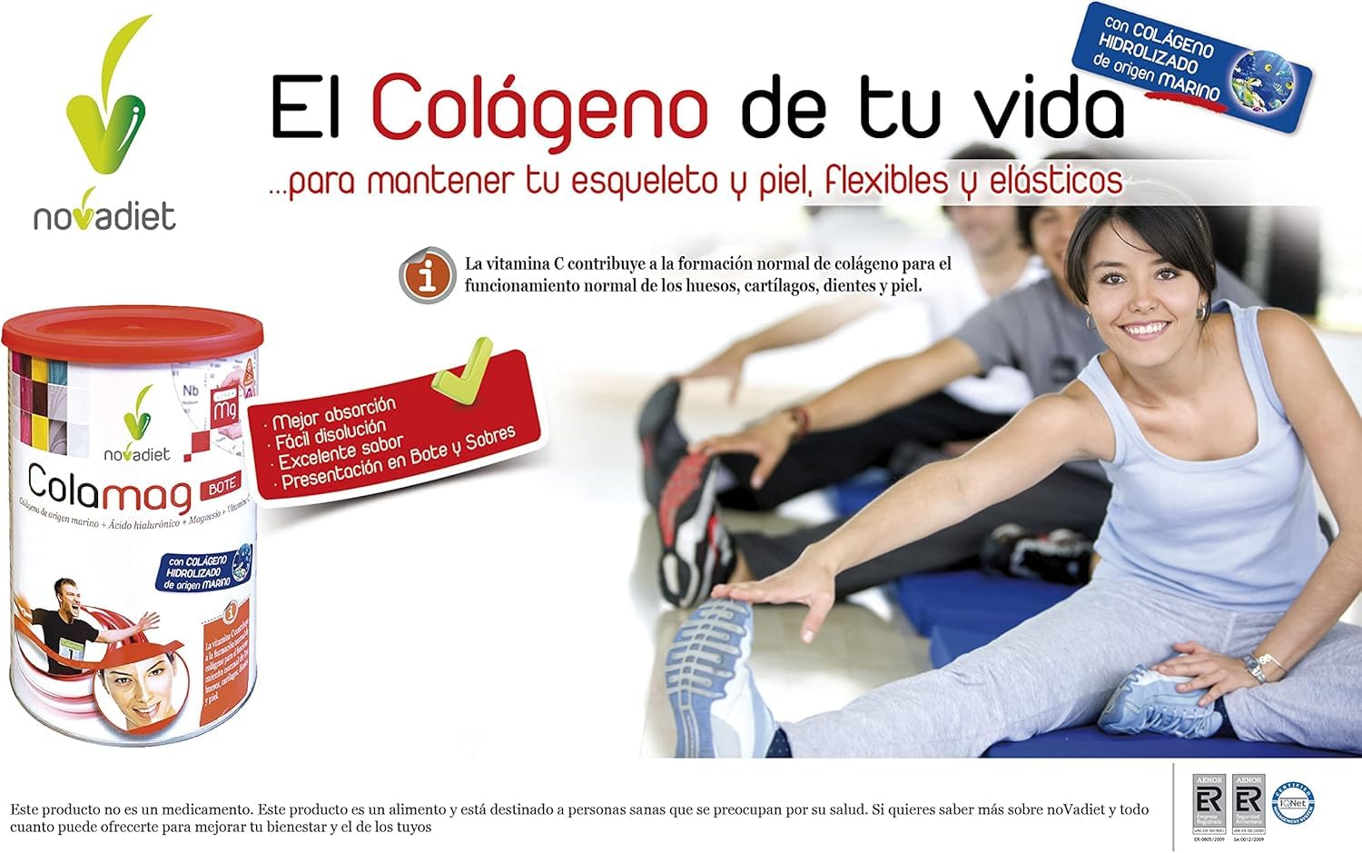 Colamag Bote Envase de 300 gr de Nova Diet