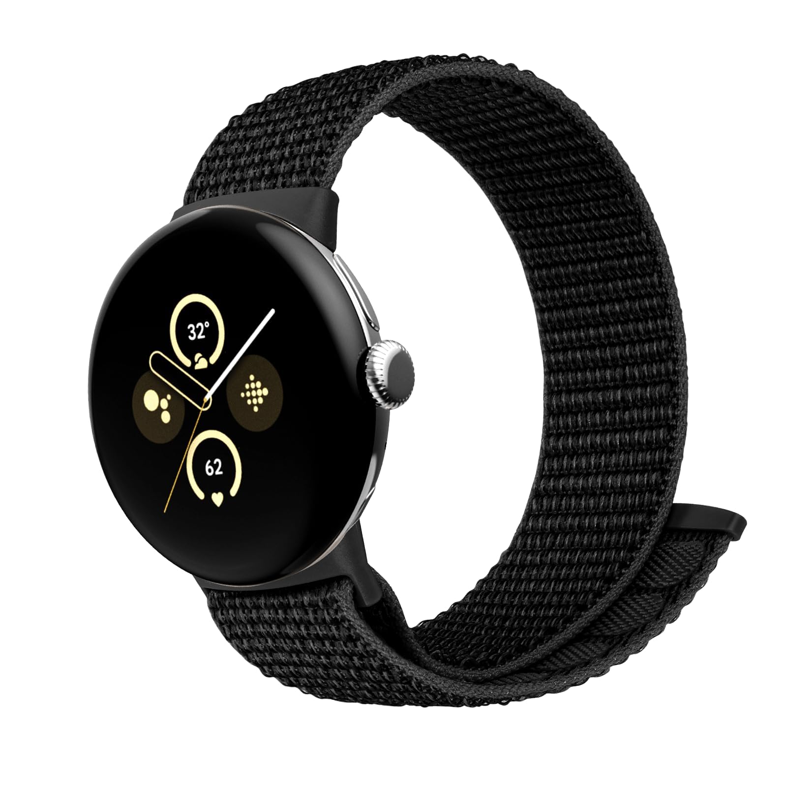 SimpleThings Nylonowy pasek do zegarka Google Pixel Watch 2/1/3, 41 mm, regulowany, oddychający, miękki, lekki pasek sportowy do zegarka Google Watch dla mężczyzn i kobiet
