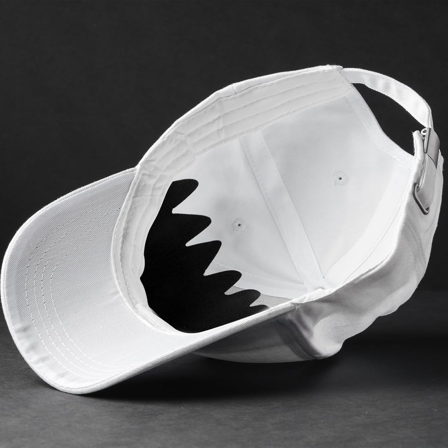 12 Pcs Hat Shaper Insert, Sweat Proof Hat Inserts to Make Fit Smaller, Flexible Hats Liner Cap Shaper for Baseball Cap Ball Sports Caps Sun
