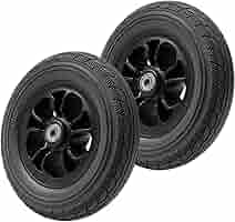 Rotelle Per Sedie A Rotelle 8x2 (200x50mm) In PU Antiscivolo - Sostituzione Per Ruote Anteriori Standard O Elettriche