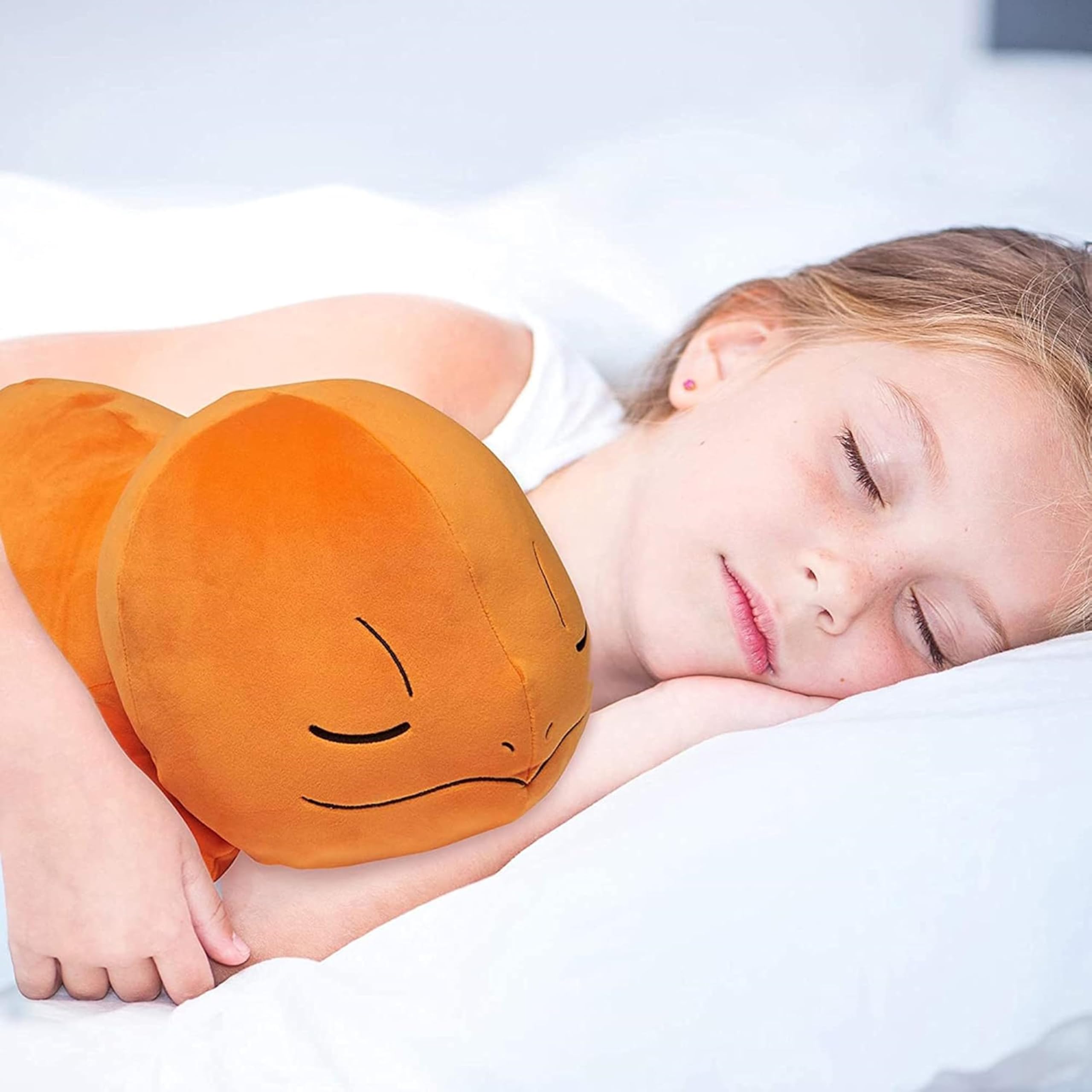 Bizak Peluche Charmander Dormilón 46 cm, Peluche Gigante Oficial de Pokémon (63220075)