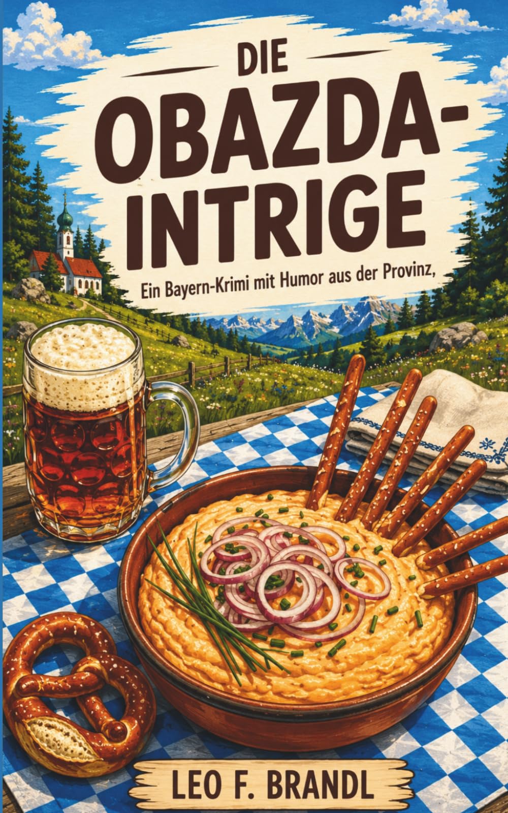 Die Obazda-Intrige: Ein Bayern-Krimi mit Humor aus der Provinz (Ammersee-Krimis von Leo Brandl)