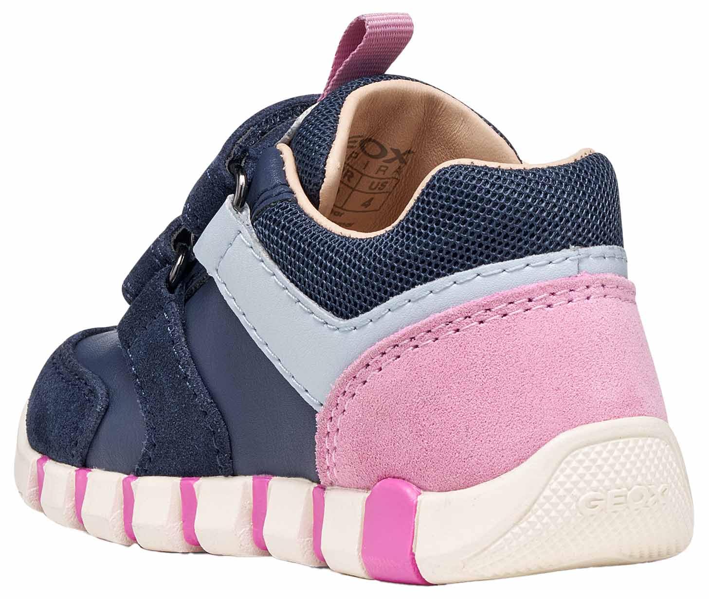 Geox Baby Girl B IUPIDOO Girl C First Steps Navy/DK Pink 21_EU