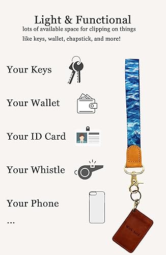 Miniatura 4 de Paquete de 2 cordones para llaves, cordón para el cuello y cordón de muñeca