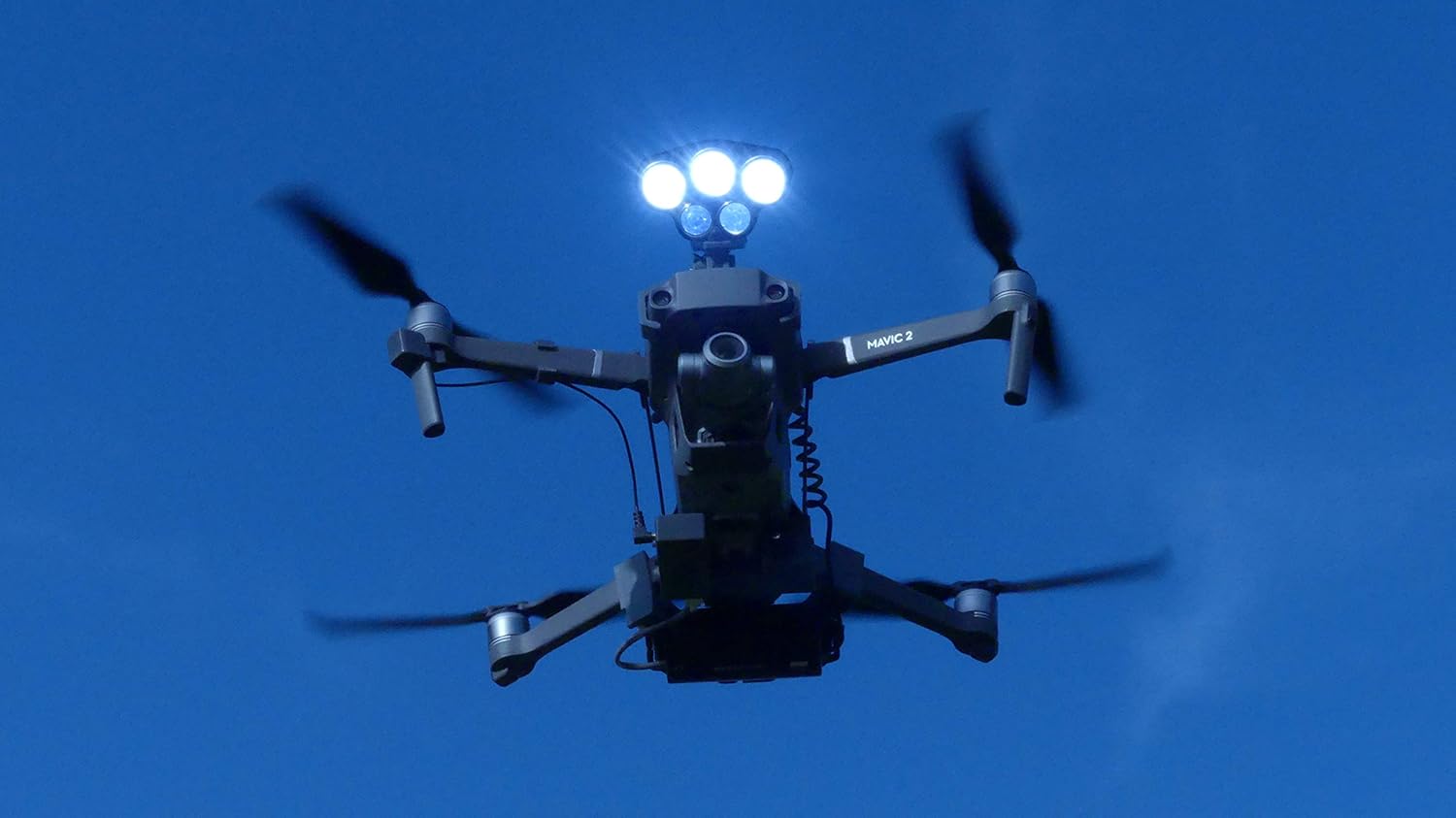 Professional Release and Drop Plus Device with LED Light Searchlight Bundle for DJI Mavic 2 Zoom/Pro/Enterprise/Dual, for Drone Fishing, Bait Release, Search & Rescue, Payload Delivery, Fun Activities