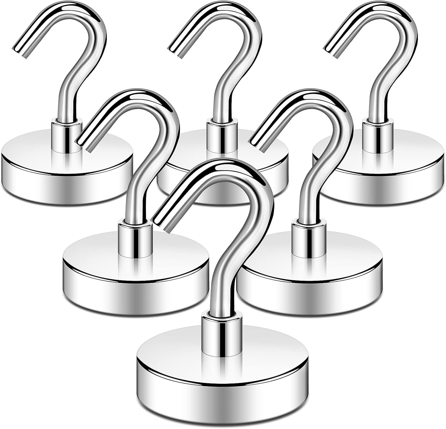 DIYMAG Hooks Heavy Duty, 80 LBS Neodymium Hooks for