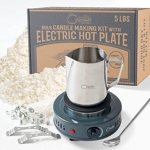 Candle Making Kit with Electronic Hot Plate, DIY Candle