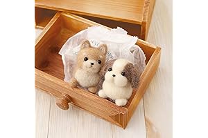 Hamakanaka Wool Felt Kit "Shiba Inu & Shih Tzu" H441-341 Japan Import