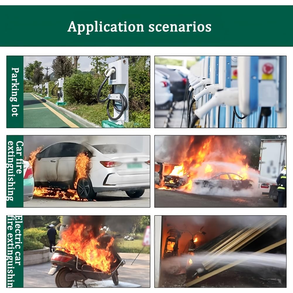 Coperta antincendio di Grandi Dimensioni per Auto, Coperta antincendio di Emergenza in Fibra di Vetro Resistente al Calore (6x8 m/19,7x26,2 Piedi) con Borsa per Il Trasporto, Ideale per veic