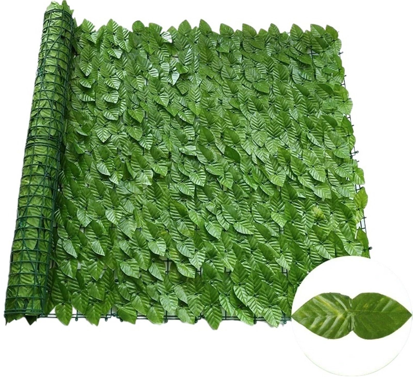 Dunsby Wl-Pt-Qll Garden Screening For Home Outdoor Garden Balcony Decoration Fake Plant Artificial Ivy Hedge Green Leaf Fence Board Privacy(,50X300cm)