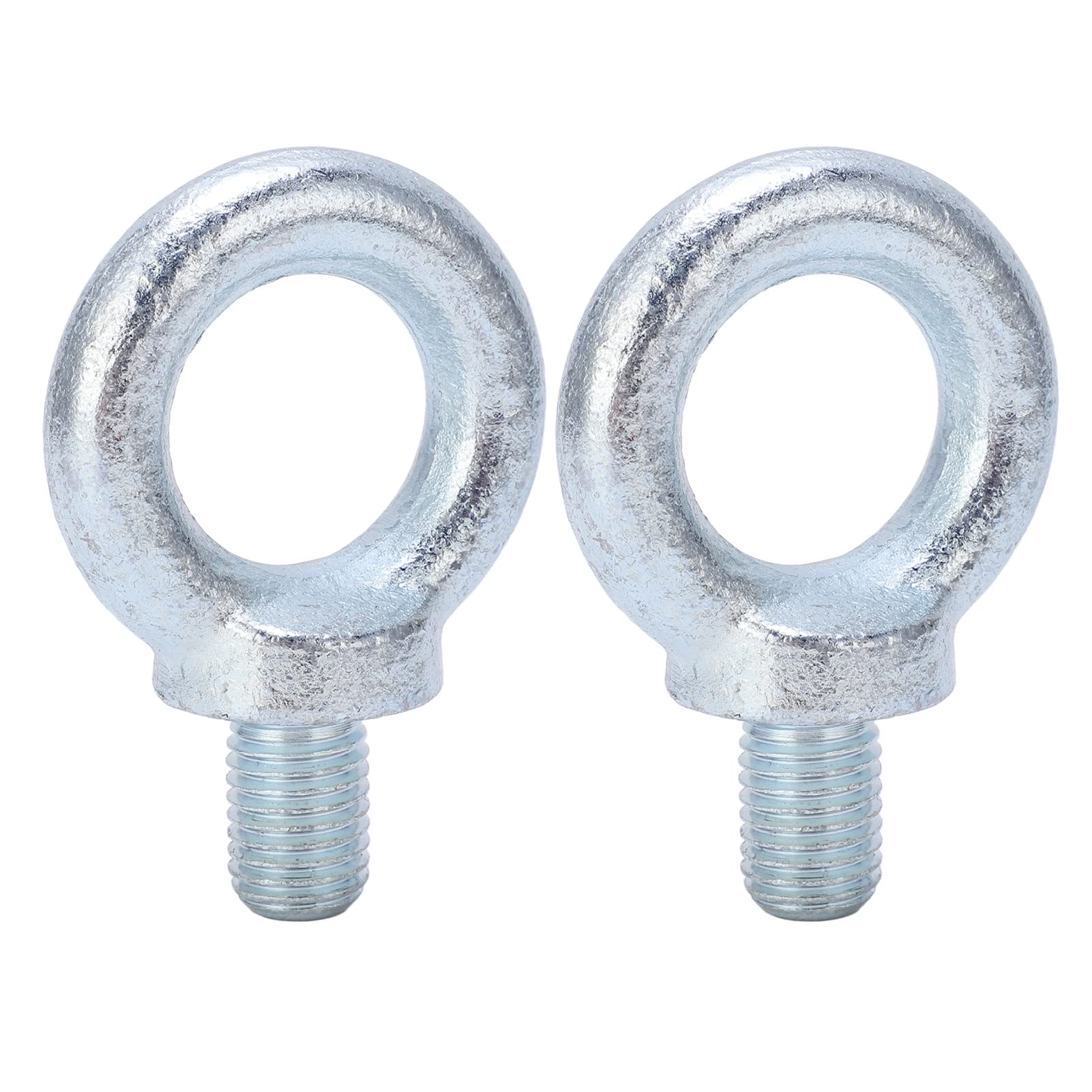 SIXRUN Bullone Ad Occhiello in Acciaio Zincato Q235 da 2 Pezzi Bullone Ad Anello di Sollevamento con Filettatura Profonda Design della Spalla Filettatura Standard Resistente Alla Corrosione per (M20)