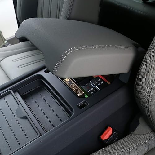 Miniatura 5 de CHEYA Caja de almacenamiento de plástico ABS para consola central de automóvil para Land Rover Defender 110 2020 2021 2022 2023 (estilo A)