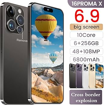 Amazon.com: 16PROMA X Unlocked Smartphone 6.9