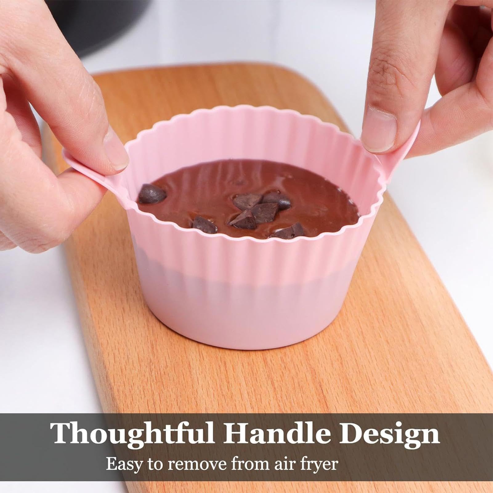 6 Stampi Per Uova In Silicone Per Friggitrice Ad Aria - Antiaderenti E Riutilizzabili