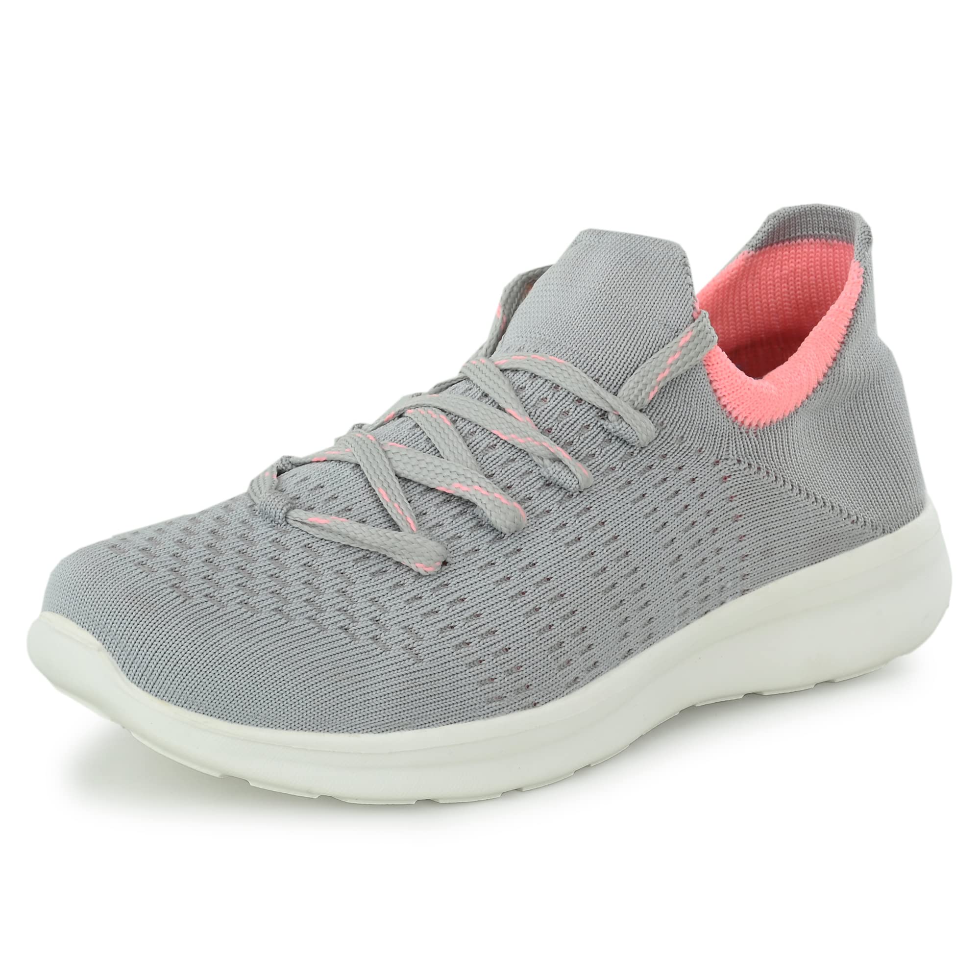 Bourge Womens Micam-409 L.Grey and F.Pink Running Shoes-3 UK (35 EU) (4 US) (Micam-409-03) (B08LHYSHJY) Amazon Price History, Amazon Price Tracker