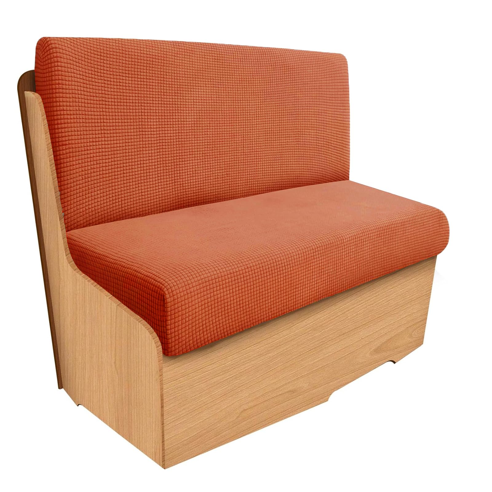 LZYLZH RV Dinette Cushion Covers Jacquard Stretch Camper Seat Cushion Slipcovers Washable Loveseat Sofa Cover Furniture Protector for RV Car Bench (