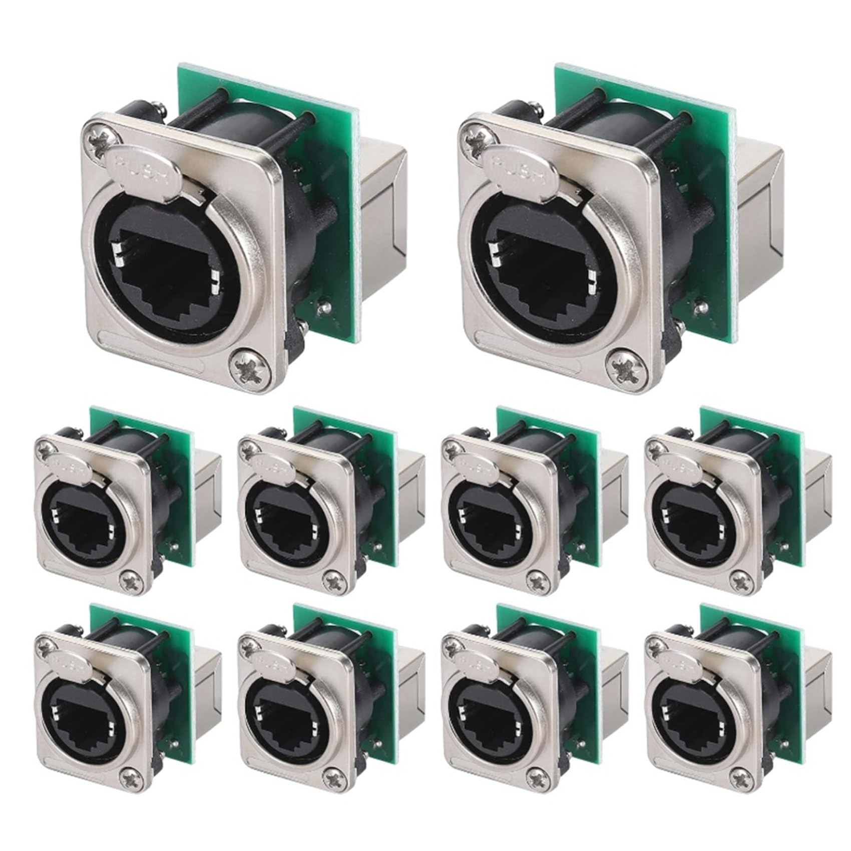 50 prese Ethercon RJ45 da incasso NE8FDP Ethercon serie D Cat5 RJ45