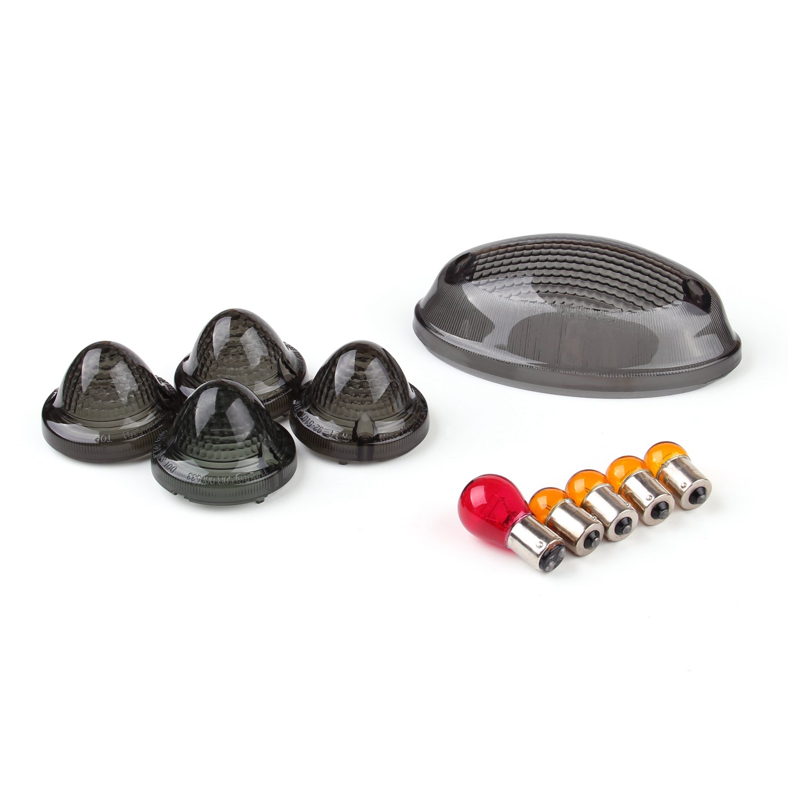 MAD HORNETS TailLight Turn Signals Indicators Lens Bulbs Set For Bonneville SE T100 Smoke