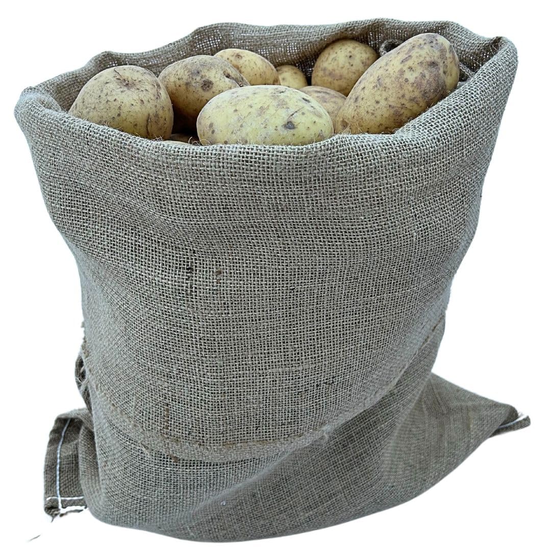 Bramley & Sage 50cm x 80cm 8.9oz Hessian Storage Sack (Various Quantities) (5)