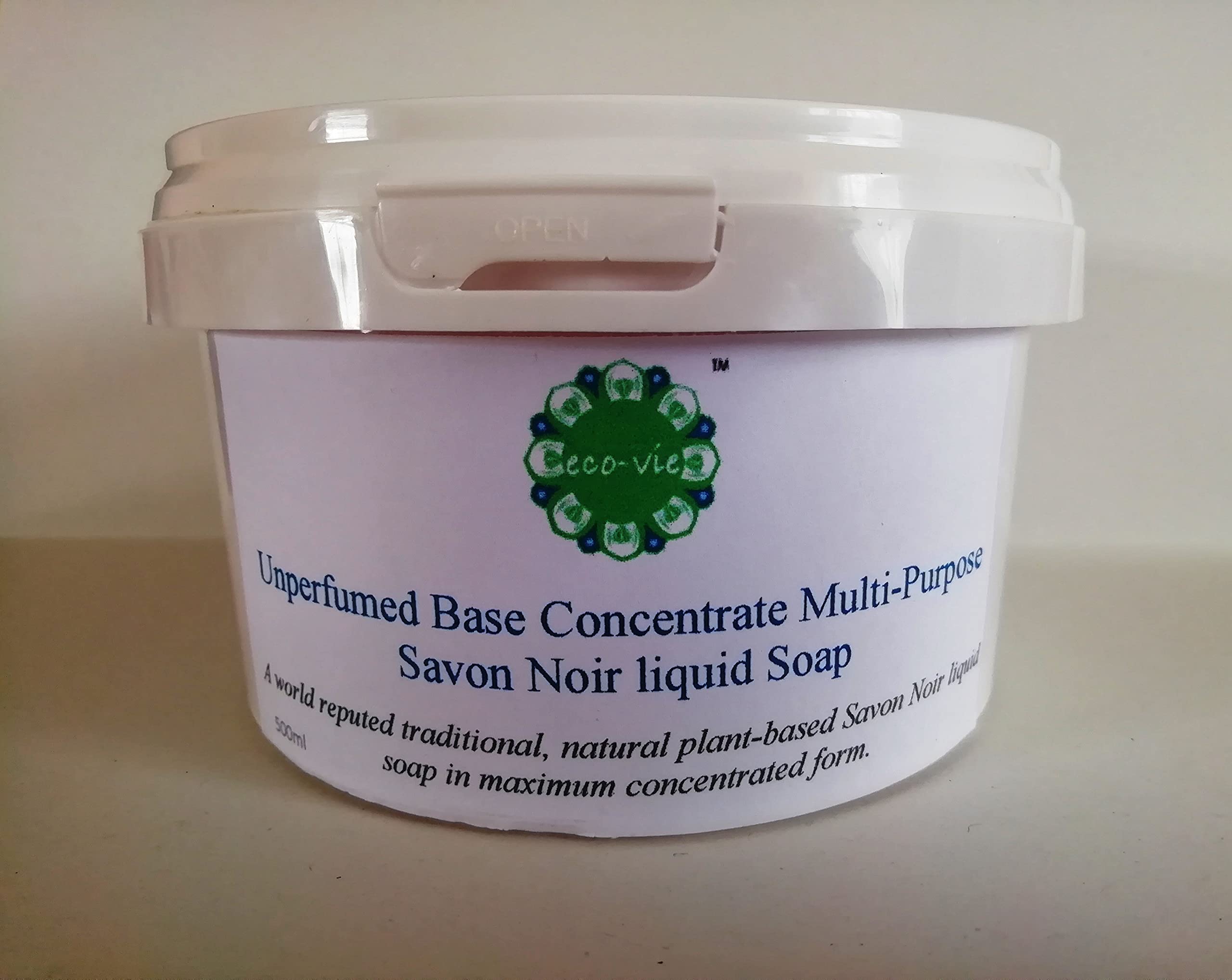 eco-vie Savon Noir soap concentrated paste unperfumed all-purpose cleaner 500g