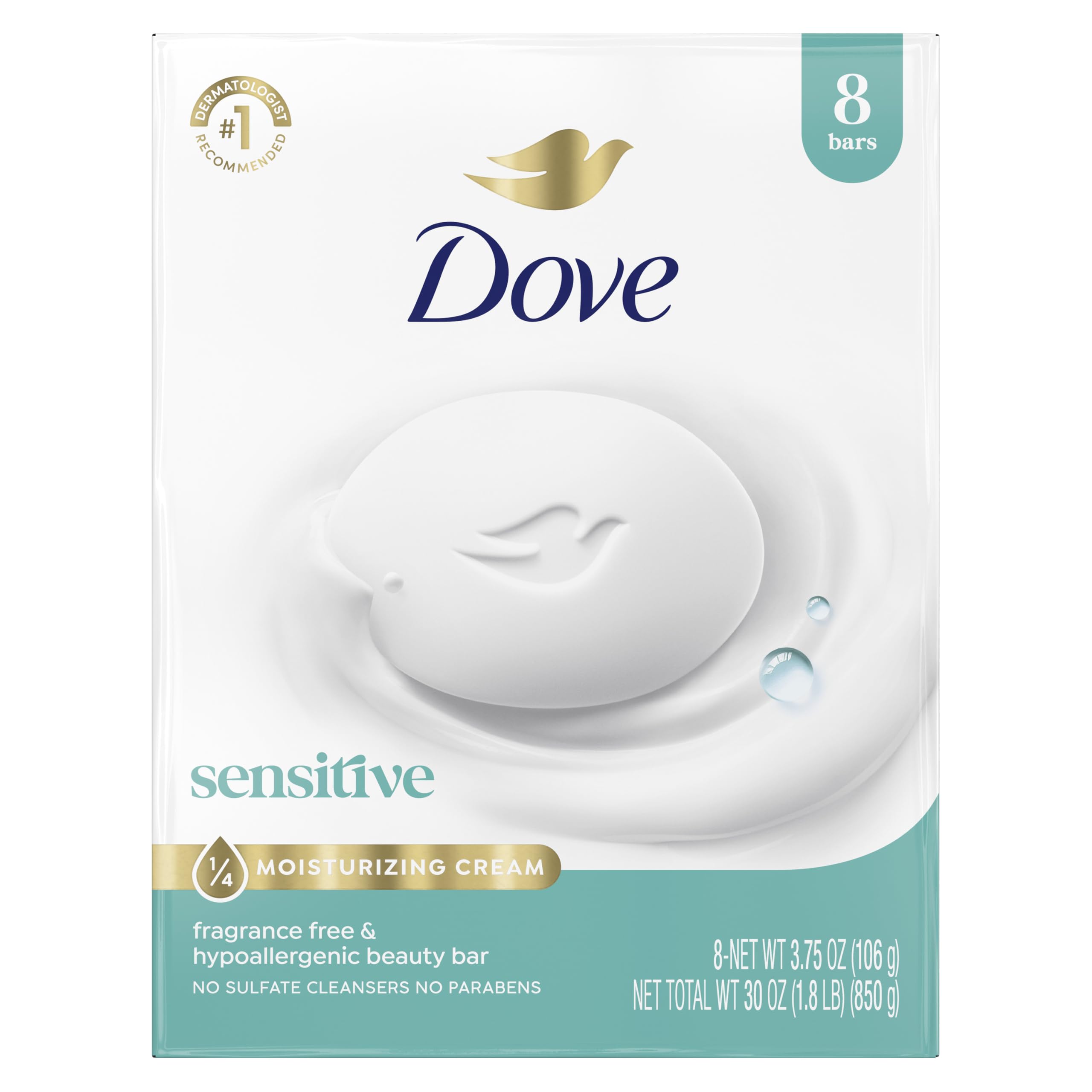 Dove Sensitive Beauty Bar Soap