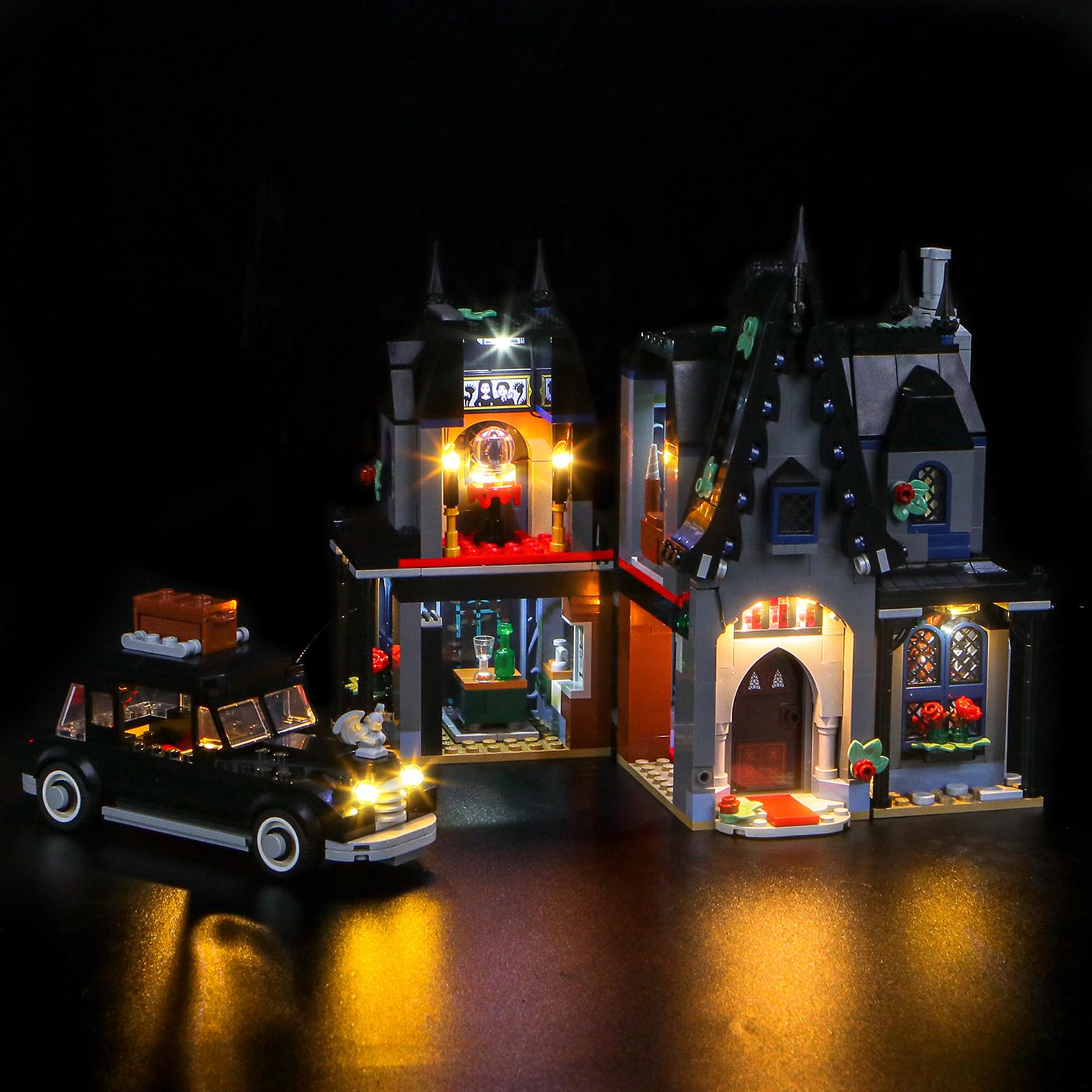 Kit d'éclairage LED compatible avec Lego Morticia's Cottage 76786 (sans modèle), set de lumières décoratives Compatible avec le modèle de construction Lego Morticia's Cottage