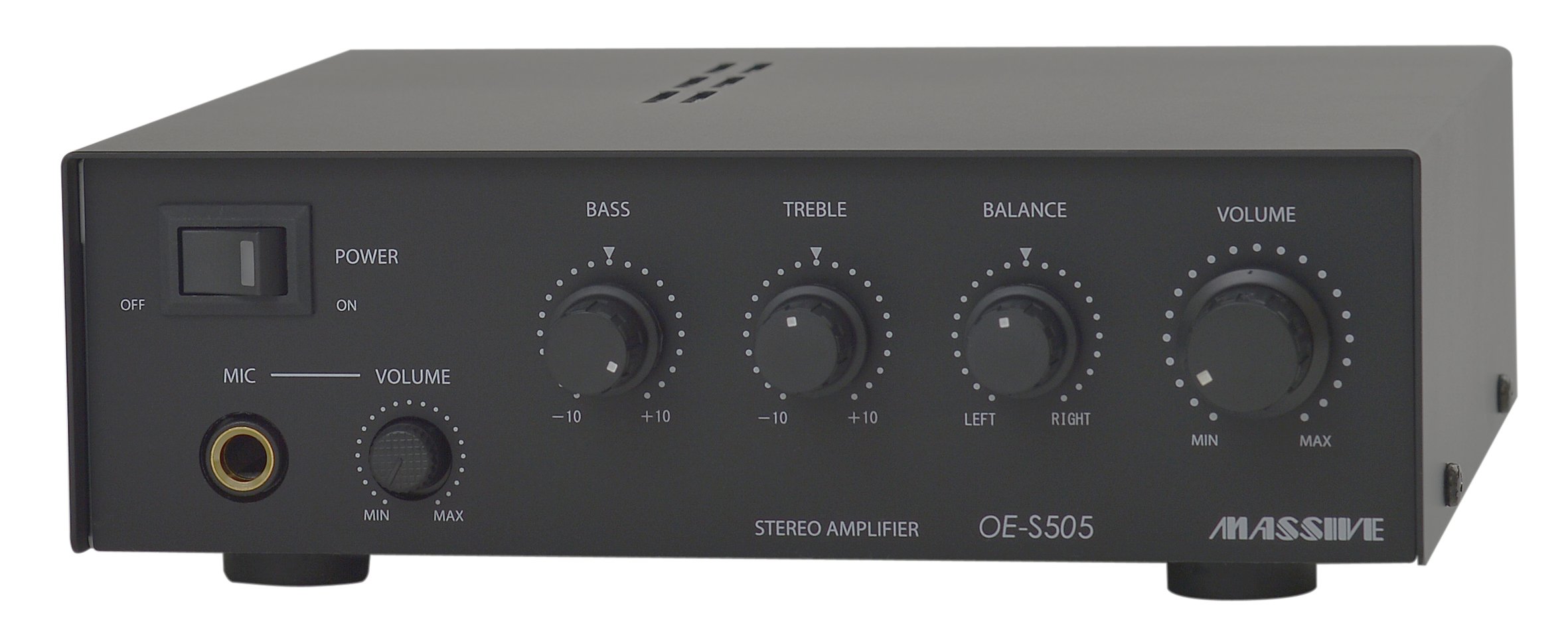 MASSIVE OE-S505 アンプ Amazon.co.jp: MASSIVE マッシブ 小型ステレオパワーアンプ (ロー