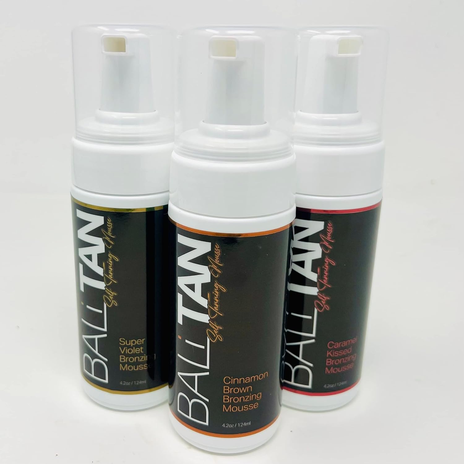 4.2oz Caramel Kissed Facial Self Tan Mousse - Rapid Deep Dark Tanner