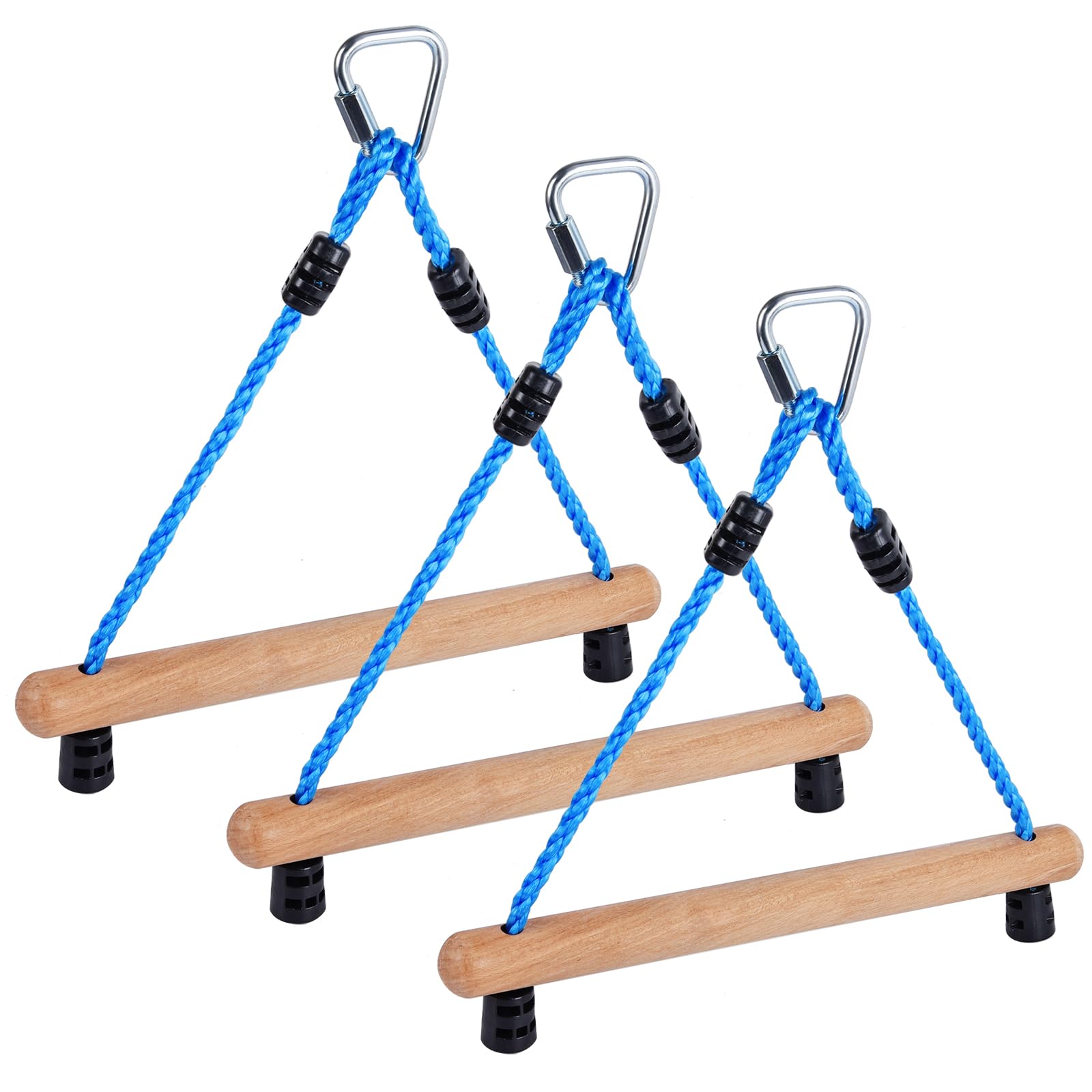 Ninja Monkey Bars, Monkey Bars for Kids, Monkey Bars, Swing Accessory Sets, Obstacle Course Trapeze Bars for Outside Training Equipment (3pcs)