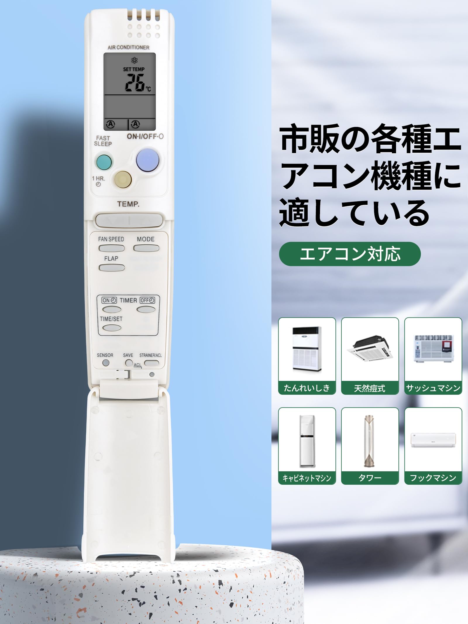 Amazon.co.jp: エアコンリモコンRCS-ZP1 for Sanyo サンヨー電機