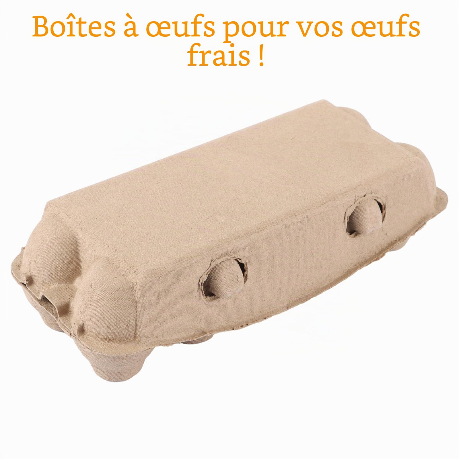 Lot de 20 boîtes à œufs cartons à œufs en carton,10 cartons boite oeuf avec couvercles pour 10 œufs chacun