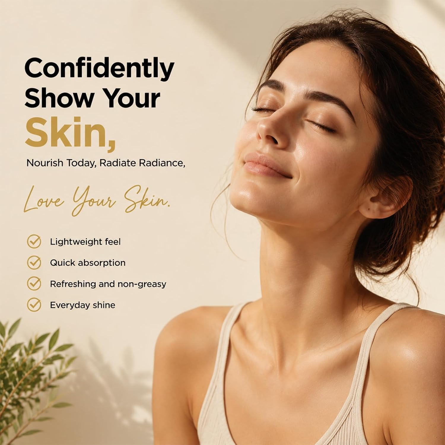 Beeswax Body Serum, Waterless Body Oil Moisturizer with Avocado Oil, Castor Oil & Shea Butter for Soft, Radiant-Looking Skin, Lightweight Wet Skin Formula, Sweet Vanilla, 8 fl oz