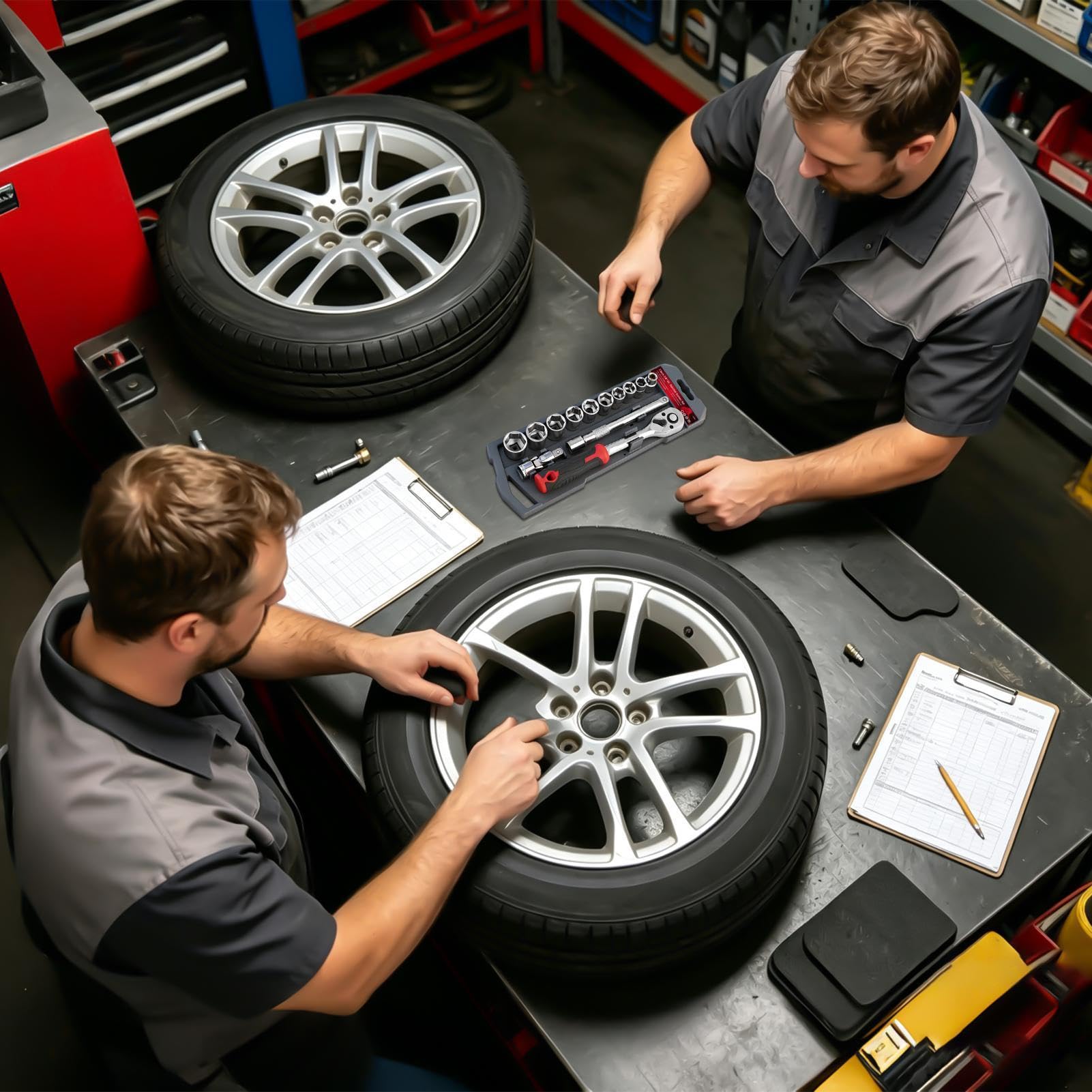 de douilles auto Outils à Main Antidérapants, 72 Dents Queue Hexagonale