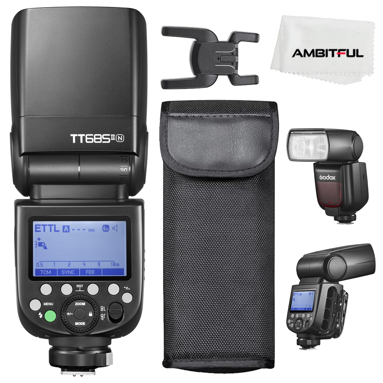 Godox TT685IIN Speedlite Flash 1/8000s HSS GN TTL TCM 2,4G X System for Nikon