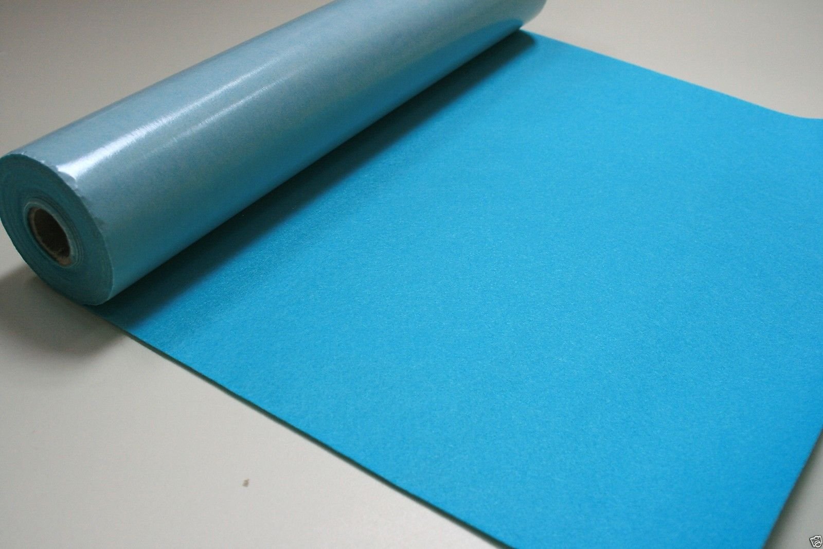 Self Adhesive Felt Baize Fabric Mini Rolls - Kingfisher, 1Mtr - 100cmx45cm