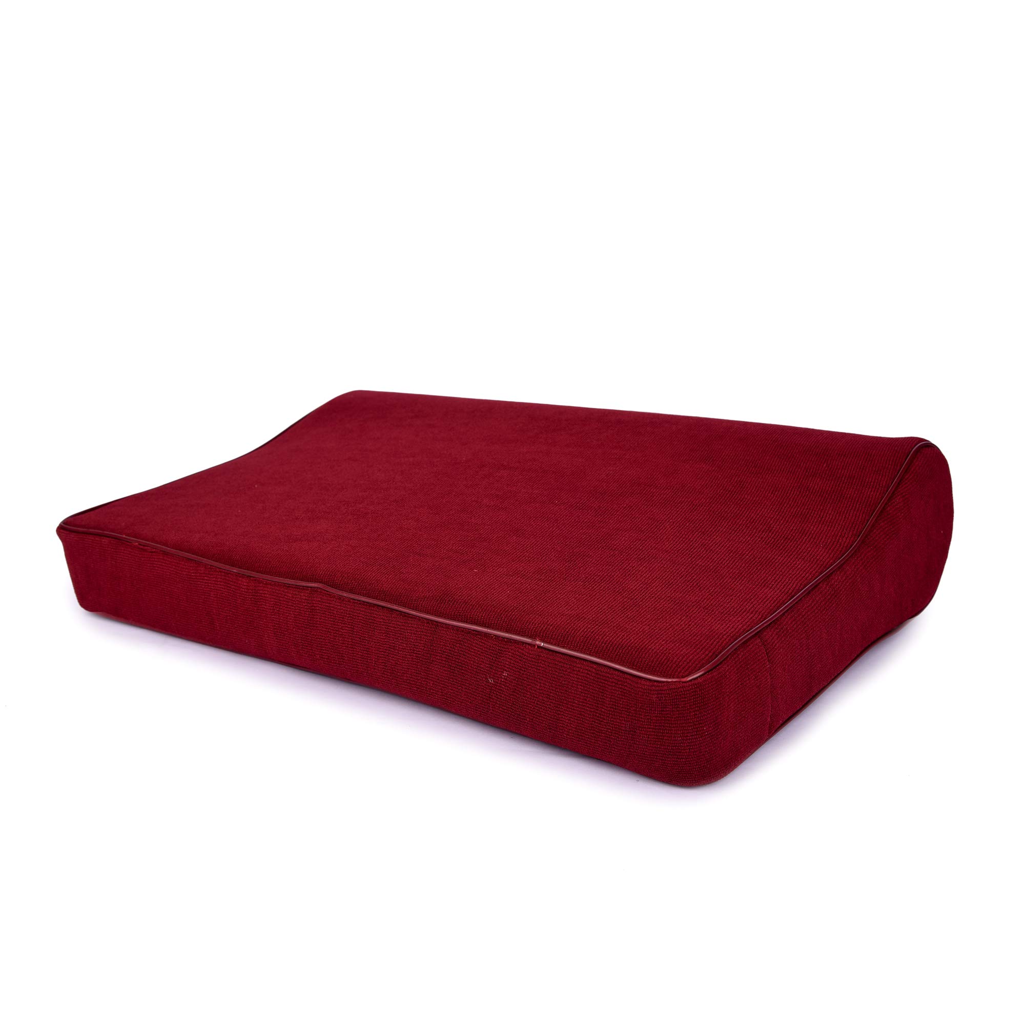 Fabroyal IndiaCervical Pillow Spondylosis Neck & Back Pain Support - Universal for Senior Citizen Men Women [Maroon]