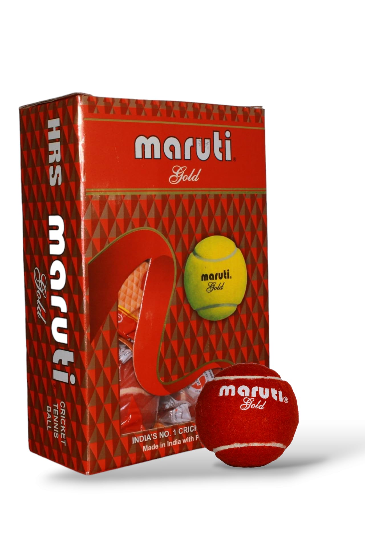 HRS Maruti Gold Cricket Tennis Ball (RED) Pack of 6 (B0D9KF19PR) Amazon Price History, Amazon Price Tracker